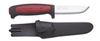 12243 Pro C Allround pracovný nôž 9 cm, čierno-hnedo-červená, plast, guma, plastové puzdro