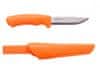 12492 Bushcraft Orange vonkajší nôž 10,9 cm, oranžová, plast, guma, plastové puzdro