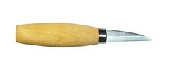 Morakniv 106-1654 Wood Carving rezbársky nôž 5,9 cm, lakované brezové drevo, plastové puzdro