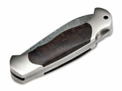 Böker 112202DAM Scout Spearpoint Curly Birch vreckový nôž 7,9 cm, damašek, brezové drevo