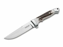 Böker 125638 Vollintegral XL 2.0 Stag lovecký nôž 14,7 cm, paroh, kožené puzdro