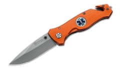 MAGNUM 01MB364 Medic záchranársky nôž 8,5 cm, oranžová, hliník
