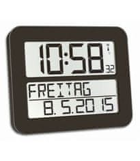 TFA 60.4512.01 TimeLine MAX Rádiom riadené digitálne hodiny, čierne