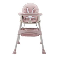 Bebe Stars Jedálenská stolička COZY 2v1 Pink