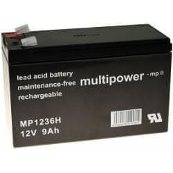 Multipower Olovený akumulátor MP1236H pre UPS APC Back-UPS ES 700 - Powery originál -