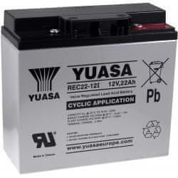 Yuasa Akumulátor solárne systémy výťahy 12V 22Ah hlboký cyklus - YUASA originál