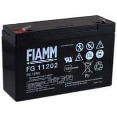 Fiamm Akumulátor UPS, záložné napájanie, núdzové osvetlenie 6V 12Ah (nahrádza tiež 10Ah) - FIAMM originál