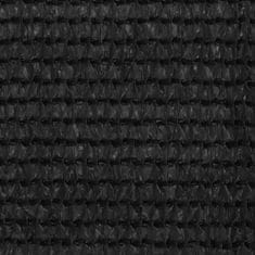 Vidaxl Balkónová markíza čierna 120x400 cm HDPE