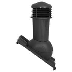 Vidaxl Strešný ventilátor čierny