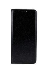 FORCELL Púzdro Samsung S21 Ultra flipové glitter čierne 61584