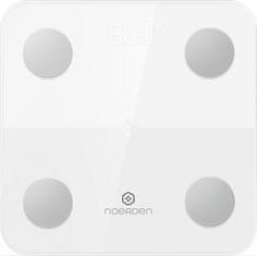4DAVE múdra váha MINIMI White/ nosnosť 150 kg/ Bluetooth 4.0/ 9 telesných parametrov/ biela/ SK app