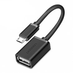 Ugreen US133 OTG adaptér USB / micro USB F/M, čierny