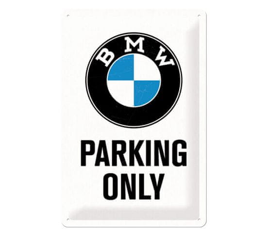 Postershop ceduľa BMW Parking only