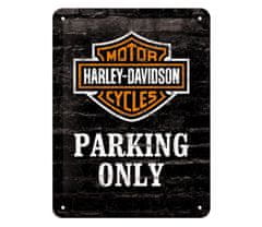 Postershop ceduľa Harley Davidson Parking Only