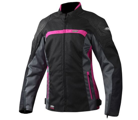XRC Dámska bunda na moto Pill WTP ladies jacket blk/pink