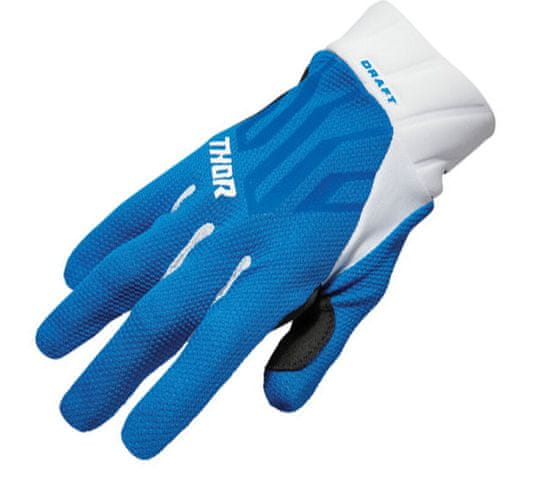 THOR Motokrosové rukavice Draft blue/white