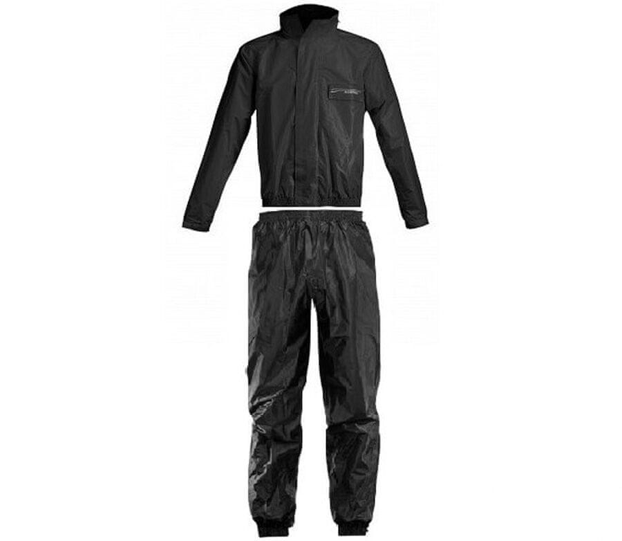 Acerbis Pláštenka Rain Suit Logo Black / Black vel. 3XL