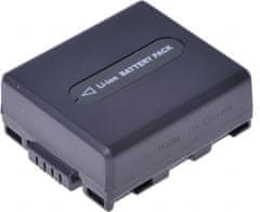 Batéria T6 Power pre videokameru Hitachi CGR-DU07, Li-Ion, 7,2 V, 720 mAh (5,2 Wh), šedá
