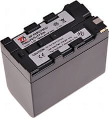 Batéria T6 Power pre videokameru Sony NP-F970, Li-Ion, 7,2 V, 7800 mAh (56,1 Wh), šedá