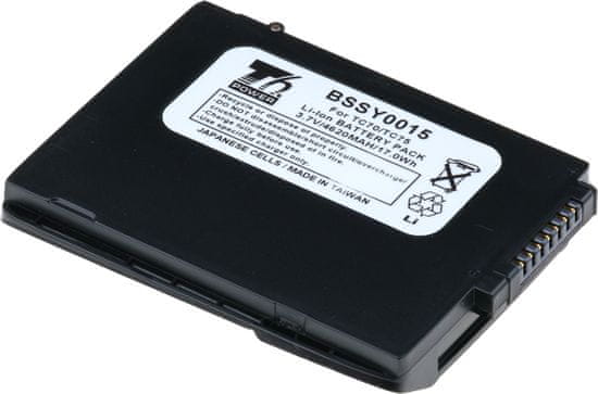 T6 power Batéria pre skener čiarových kódov Motorola BTRT-TC7X-46MAH-01, Li-Ion, 3,7 V, 4620 mAh (17 Wh), čierna