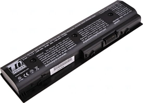 T6 power Batéria pre Hewlett Packard Envy dv6-7300 serie, Li-Ion, 11,1 V, 5200 mAh (58 Wh), čierna