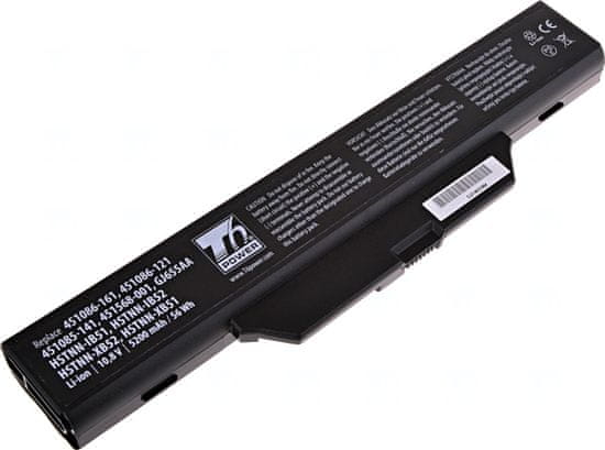 T6 power Batéria pre notebook Hewlett Packard 491278-001, Li-Ion, 10,8 V, 5200 mAh (56 Wh), čierna