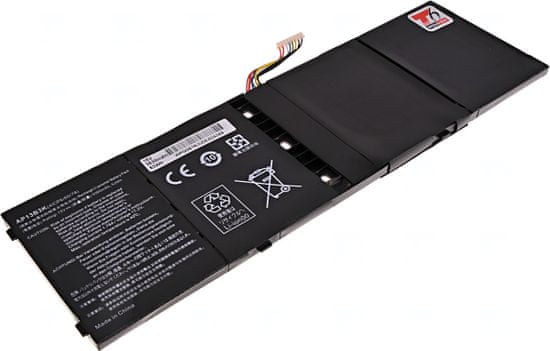 T6 power Batéria pre Acer Aspire V7-482PG serie, Li-Poly, 15 V, 3530 mAh (53 Wh), čierna