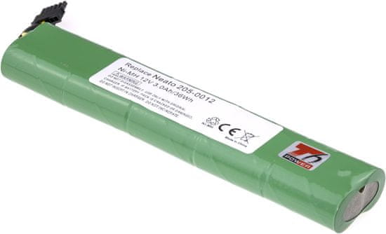 T6 power Batéria pre Neato Botvac D 905-0306, Ni-MH, 12 V, 3300 mAh (40 Wh), zelená
