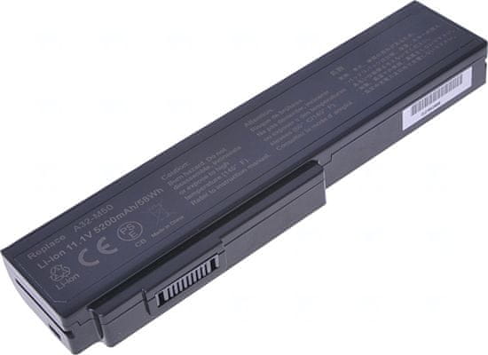 T6 power Batéria pre notebook Asus 70-NXP1B2000Z, Li-Ion, 11,1 V, 5200 mAh (58 Wh), čierna