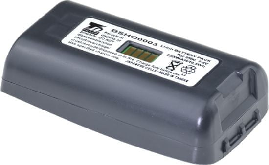 T6 power Batéria pre Honeywell Dolphin 9551, Li-Ion, 7,4 V, 2500 mAh (18,5 Wh), čierna
