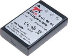T6 power Batéria Fuji NP-120, Pentax D-Li7, Kyocera BP-1500S, Ricoh DB-43, 1800mAh, 6,7Wh