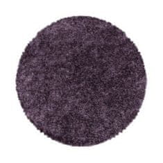 Ayyildiz Kusový koberec Sydney Shaggy 3000 violett kruh 80x80 (priemer) kruh