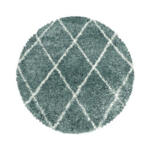 Ayyildiz Kusový koberec Alvor Shaggy 3401 blue kruh