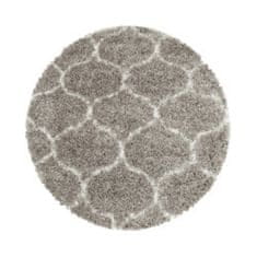 Ayyildiz Kusový koberec Salsa Shaggy 3201 beige kruh 80x80 (priemer) kruh