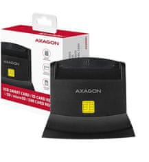 AXAGON CRE-SM2 USB externá čítačka 4-slot Smart card/ID card (eObčianka)