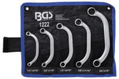 BGS technic Kľúče očkové "C" profil, palcové 5ks - BGS 1222