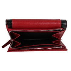 Lagen Dámska kožená peňaženka BLC/4390/419 červená/černá