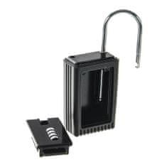 Rottner Keybox-1 box na kľúče čierny | Mechanický kombinačný zámok | 6.5 x 16 x 4 cm