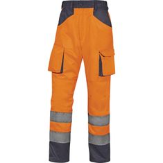 Delta Plus M2PHV pracovné oblečenie - Fluo oranžová-Sivá, XXL