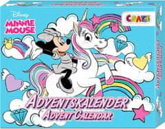 Craze Adventný kalendár Minnie Mouse - figúrka, bižutéria a vlasové doplnky