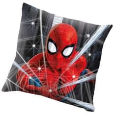 EUROSWAN Svietiaci Vankúš Led Spiderman Polyester, 40/40 Cm