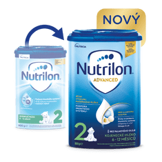 Nutrilon 2 Advanced pokračovacie dojčenské mlieko 800g, 6+