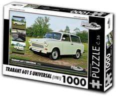 RETRO-AUTA© Puzzle č. 56 Trabant 601 S Universal (1981) 1000 dielikov