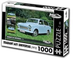 RETRO-AUTA© Puzzle č. 46 Trabant 601 Universal (1975) 1000 dielikov