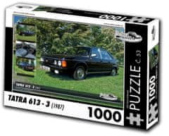 RETRO-AUTA© Puzzle č. 53 Tatra 613-3 (1987) 1000 dielikov