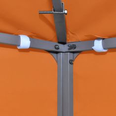 Petromila vidaXL Náhradná strieška na altánok 310 g/m², oranžová 3x3 m