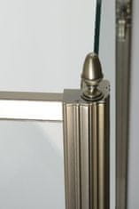 Gelco , ANTIQUE sprchové dvere 900mm, číre sklo, pravé, bronz, GQ1390RC