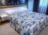 Prehoz na posteľ 160x240 cm ZEN modrý