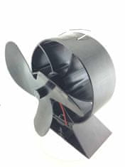 TURBO Fan Ventilátor na krbové kachle - kolečko