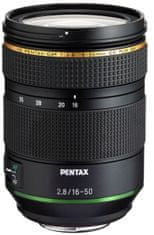 Ricoh HD PENTAX-DA, 16-50mm F2.8ED PLM AW, čierna
